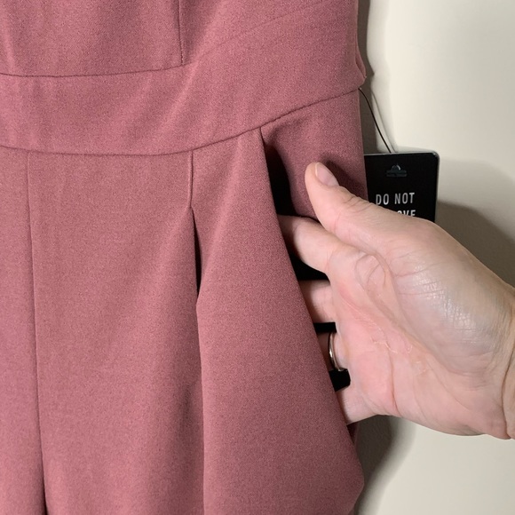 🆕 Express Wild Ginger Strapless Sweetheart Jumpsuit - Picture 6 of 11